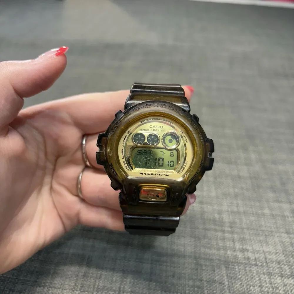 Casio G-SHOCK GD-X6900FB8 Digital Transparent Jelly Brown Gold Quartz Wristwatch